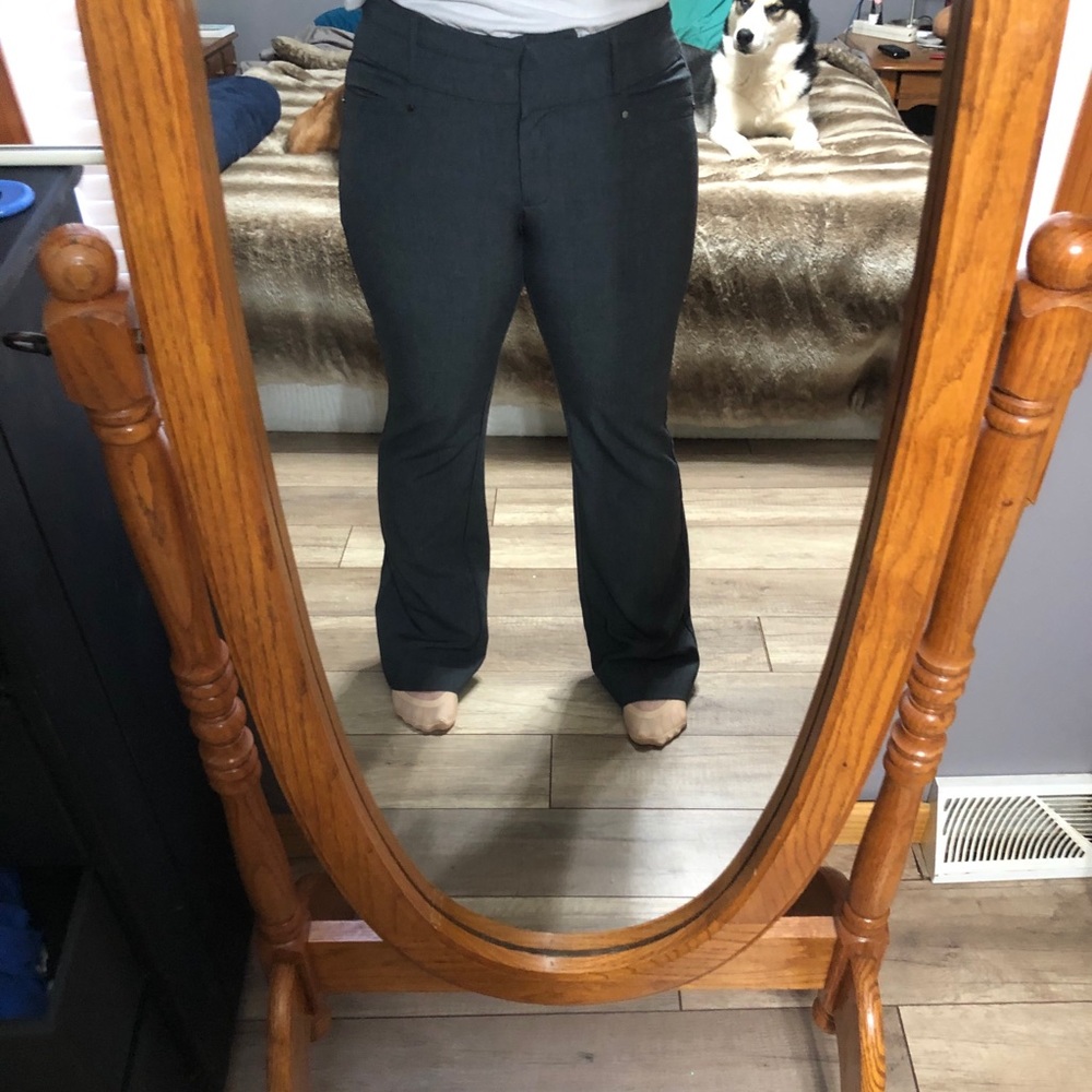 Gray dress pants